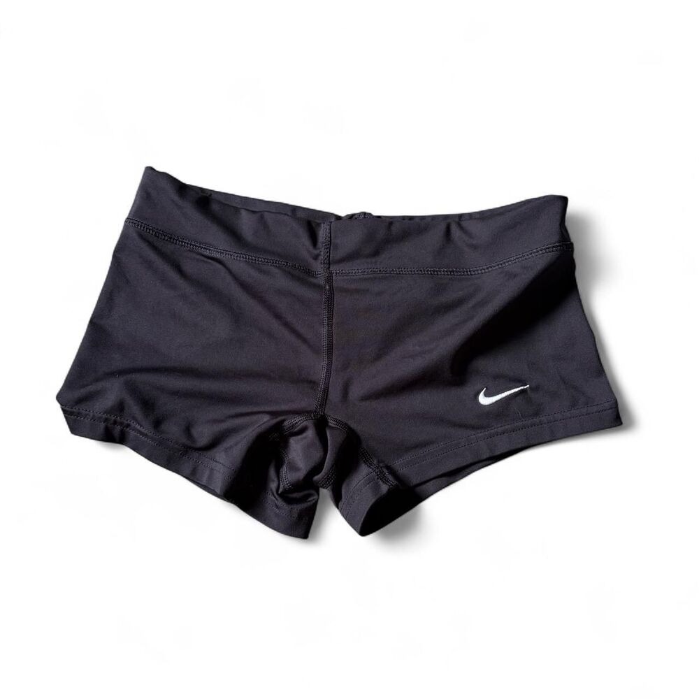 Nike Women's Black and White Shorts